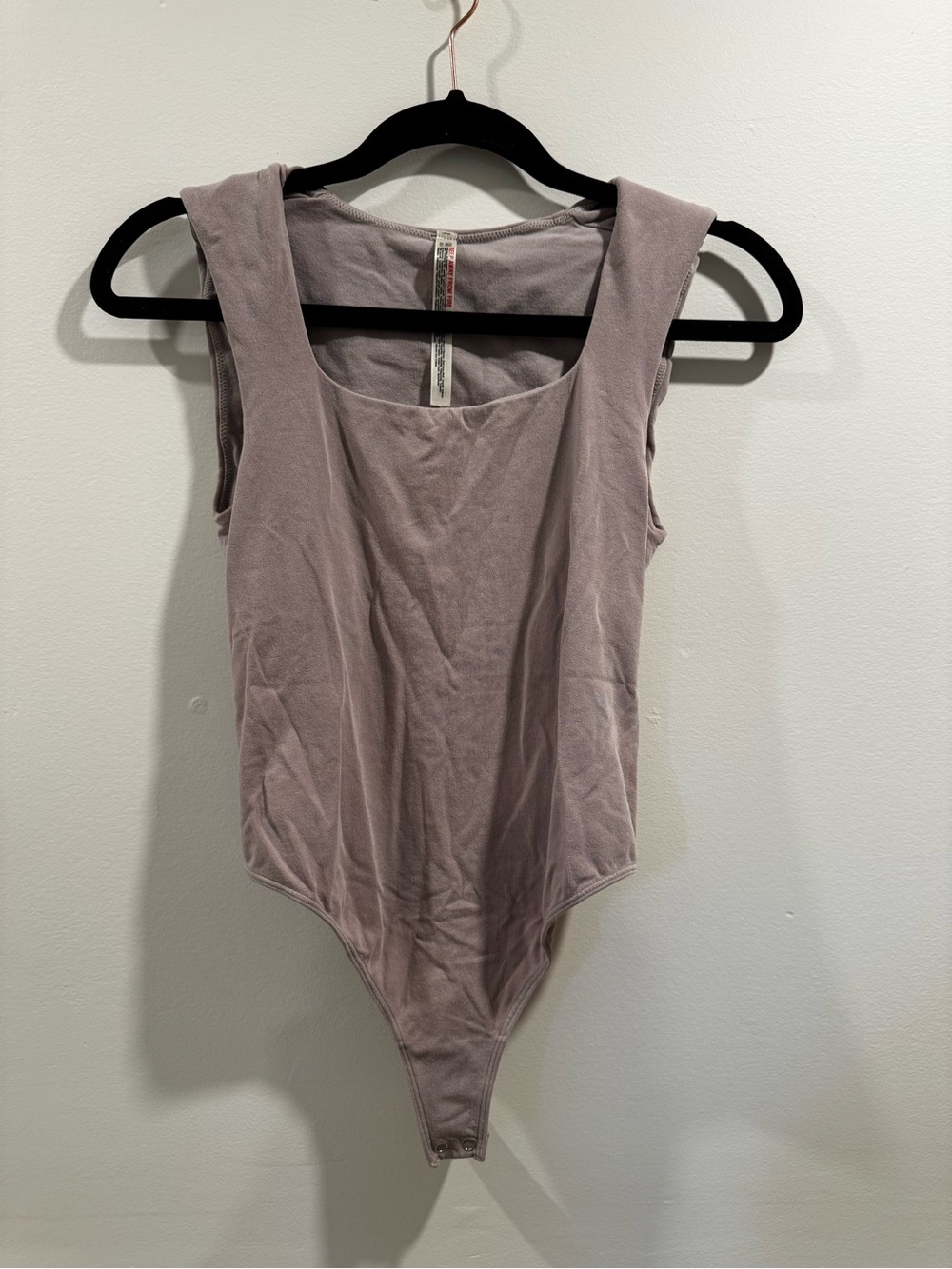 Free People Luna Tencel Square-Neck Bodysuit XS/S